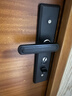 奥本门把手 入户防盗门锁不锈钢3.5厚防撬门把手015黑（无锁体锁芯） 实拍图