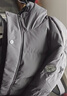 京东京造羽绒服男鸭绒加厚防寒工装面包服短款冬季外套衣服 灰色 M 实拍图