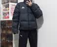 adidas时尚休闲户外保暖鸭绒羽绒服男女同款秋冬阿迪达斯轻运动   黑色(推荐选大一码)   XL 实拍图