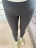 SIINSIIN【杨幂同款】鲨鱼裤女外穿冬季显瘦打底裤高腰收腹加绒加厚裤子 【高暖款】柔雾灰 （-5°C-8°C） L （105-120斤） 实拍图