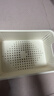 名创优品同款 杂物收纳筐塑料桌面收纳盒厨房橱柜零食玩具整理筐 奶油色高款大号 30 * 21 * 12cm 实拍图