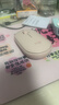 罗技（Logitech）时尚系列 PEBBLE鼠标 无线蓝牙鼠标 办公静音鼠标 女性鼠标对称鼠标 鹅卵石造型 玫瑰粉 实拍图