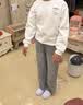 迪士尼童装女童牛仔裤2026秋季新款洋气韩版儿童秋装裤子宽松显瘦阔腿裤 实拍图
