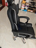 锦汐电脑椅办公椅子电竞椅家用人体工学椅老板椅主播靠背椅皮革转椅 黑色-工学椅【含乳胶坐垫】 实拍图