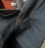真维斯（Jeanswest）牛仔裤男加绒2025冬季轻商直筒修身保暖牛仔长裤男黑色加绒34 实拍图