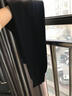 恒源祥羊毛裤男100%纯羊毛打底裤秋冬季男女加厚修身防寒男款棉裤保暖裤 薄型-全羊毛黑色 XL 男-175 实拍图