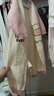 舒贝怡婴儿衣服新生儿连体衣纯棉周岁宝宝爬爬服秋冬满月保暖哈衣粉80 实拍图