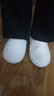 内泊（NEIBO）【超舒服】乳胶棉拖鞋女冬季天室内家居防滑防臭橡胶软底羊毛粉38 实拍图