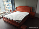 王木匠 红木家具 缅甸花梨（学名：大果紫檀）中式实木双人床 明清古典卧室1.8米大床带床头柜婚床 1.8米大床配2个床头柜 晒单实拍图