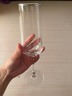 青苹果水晶玻璃汽泡酒香槟杯250ml两只 洋酒杯红酒杯高脚杯起泡酒杯 实拍图