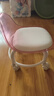 亚克力小凳子静音带万向轮儿童学步凳网红小椅子滑轮矮凳浴室凳 颜色随机【活动款】 实拍图