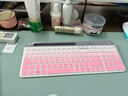 罗技（Logitech）K580无线蓝牙超薄静音键盘 办公键盘笔记本电脑手机Mac平板ipad键盘双模外接键盘薄膜便携多屏家用 键鼠套装K580白+Pebble星河大耳狗 实拍图