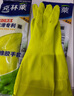 克林莱天然橡胶手套M中号绿色长款越南进口防滑专利清洁家务厨房食品用 实拍图