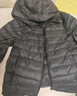 雪中飞男士短款羽绒服春秋冬纯色轻松时尚户外游玩百搭保暖休闲外套羽绒 黑色 M (175) 实拍图