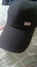 【热巴同款】加大棒球帽帽子男女大头围显脸小春夏字母百搭棒球帽 侧标-黑色【1顶】 实拍图