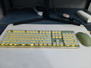 前行者X7S无线蓝牙双模键盘鼠标套装静音真机械手感键鼠可充电电竞游戏办公笔记本电脑台式打字通用外设 抹茶色【无线+蓝牙键鼠套装】静音升级版-共用接收器 实拍图