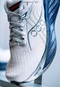 SAUCONY【彭于晏同款】索康尼胜利22专业强缓震跑鞋男厚底跑步鞋运动鞋男 白深兰218 44.5 实拍图