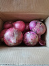 山东特产水果扁洋葱甜瓜口感红皮扁葱头生吃脆甜蘸酱好吃粉嫩 紫皮洋葱大果带箱 5斤 精选 实拍图