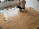木臣 实木地板孕婴级天然环保原木锁扣耐地暖白红橡木二翅豆18mm 百人购买8001俄罗斯橡木910*125 晒单实拍图
