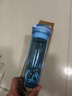 特百惠（Tupperware）晶彩MAX塑料杯600ml 男女士学生夏季运动水杯子户外大容量 冰水蓝 实拍图