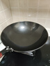 陆铁陆川铁锅圆底单柄无耳炒锅生铁铸铁不粘锅不生锈无涂层燃气电磁炉 圆底 34cm 无耳款（带盖铲）已开锅 实拍图
