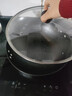 康巴赫（KOBACH）铸铁锅无涂层真不锈生铁锅家用炒菜锅爆炒厚耐用电磁炉燃气灶通用 圆底 燃气灶凹面磁炉3-7人 34cm 实拍图