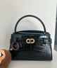 CHARLES&KEITH金属扣带凯莉包婚包手提单肩包包女包生日新年礼物CK2-50270880 Black黑色 S 实拍图