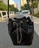 CHARLES&KEITH绗缝菱格链条水桶包双肩包包女包女友生日新年礼物CK2-10701506 Black黑色 M 实拍图