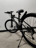 EG7山地自行车成人学生变速越野单车双减震赛车26寸青少年男女 辐条【加厚防滑轮-更安全】黑白 27.5寸21速【适合：175-190CM】 实拍图