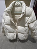 优衣库童装男童女童蓬松羽绒茄克外套夹克羽绒服478148 01 乳白色 150 实拍图