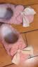 棉拖鞋包头拖秋冬款保暖舒适毛绒厚底宿舍学生室内家居 蝴蝶结款（适合38-39脚穿） 实拍图