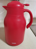 膳魔师（THERMOS）保温壶玻璃内胆家用大容量便携宿舍暖水壶热水瓶TEHA/TEHD TEHA-红色 1.48L 实拍图