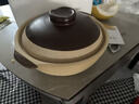 陶煲王正宗传统老式无釉平底陶瓷土砂锅耐高温干烧不裂广式煲汤宽口沙锅 土锅-平煲【干烧不裂】 4L 实拍图
