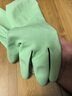 妙洁灵巧型柔韧手套 天然乳胶 1双装大号 清洁洗衣洗碗家务做饭手套 实拍图