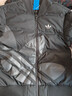 adidas轻薄拒水保暖秋冬通勤穿搭鸭绒羽绒服男女阿迪达斯三叶草   黑色(推荐男生选大一码)   S 实拍图