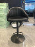 收银吧台椅可升降酒吧椅子家用轻奢高脚凳高级餐厅升降吧椅办公椅 暗黑色-黑盘升降高度61-82 3级气杆（适合天天使用更安全） 实拍图