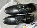 海澜之家HLA皮鞋男秋冬英伦头层牛皮鞋子男士正装商务休闲鞋男 T342黑色43 实拍图
