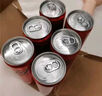 可口可乐（Coca-Cola）碳酸汽水摩登罐饮料330ml*6罐 实拍图