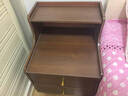 灏森梦床头柜卧室小型床头桌现代简约床边柜窄款置物时尚收纳架柜子 【加高款】胡桃色40CM 实拍图