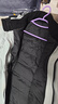 雪中飞冬季女士三合一羽绒服摇粒绒鹅绒内胆上衣可脱卸帽骐骥红情侣外套 浅云灰（男款） XL (180) 实拍图