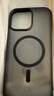 绿联适用iPhone16Promax手机壳 苹果16ProMax磁吸壳 MagSafe保护套 无线充电防摔 磨砂黑色 实拍图