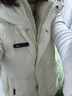 鸭鸭（YAYA）羽绒马甲女外穿秋冬新款情侣男女同款连帽马夹背心羽绒服外套 米白色 S /150(建议80-100斤) 实拍图