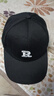 【热巴同款】加大棒球帽帽子男女大头围显脸小春夏字母百搭棒球帽 刺绣款-黑色 实拍图