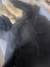 京东京造【进口极寒95鹅绒服】羽绒服男外套女冬季新款中长款 曜石黑 M 实拍图