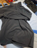 优衣库男装柔滑弹力摇粒绒半拉链套头衫/长袖25秋冬新款481184 08 深灰色 XL 实拍图
