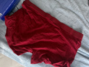 海澜之家内裤男纯棉男士内裤抗菌透气纯棉内裤男士宽松大码裤衩裤头男内裤 红色/红色/红色-升级纯棉抗菌 3条 2XL -180/105(150-170斤) 实拍图