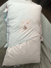 京东京造五星级酒店羽绒枕头 优质白鹅绒蓬松柔软成人男女枕芯 单只高枕 实拍图