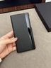 韩诺适用华为matex7手机壳全包mate X5保护套防摔X6超薄折叠屏商务风典藏版智能视窗翻盖中轴真素皮x3 X7【曜石黑】高档皮革丨智能视窗 实拍图