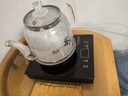 FUNORK全自动上水电热烧水壶玻璃烧水器茶台专用一体茶桌茶几保温泡茶具抽水电茶炉 1L 底部上水 - 黑色 实拍图
