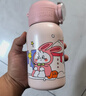 富光儿童保温杯壶男女304大容量带吸管双盖上学小学生水杯子粉色550ml 实拍图